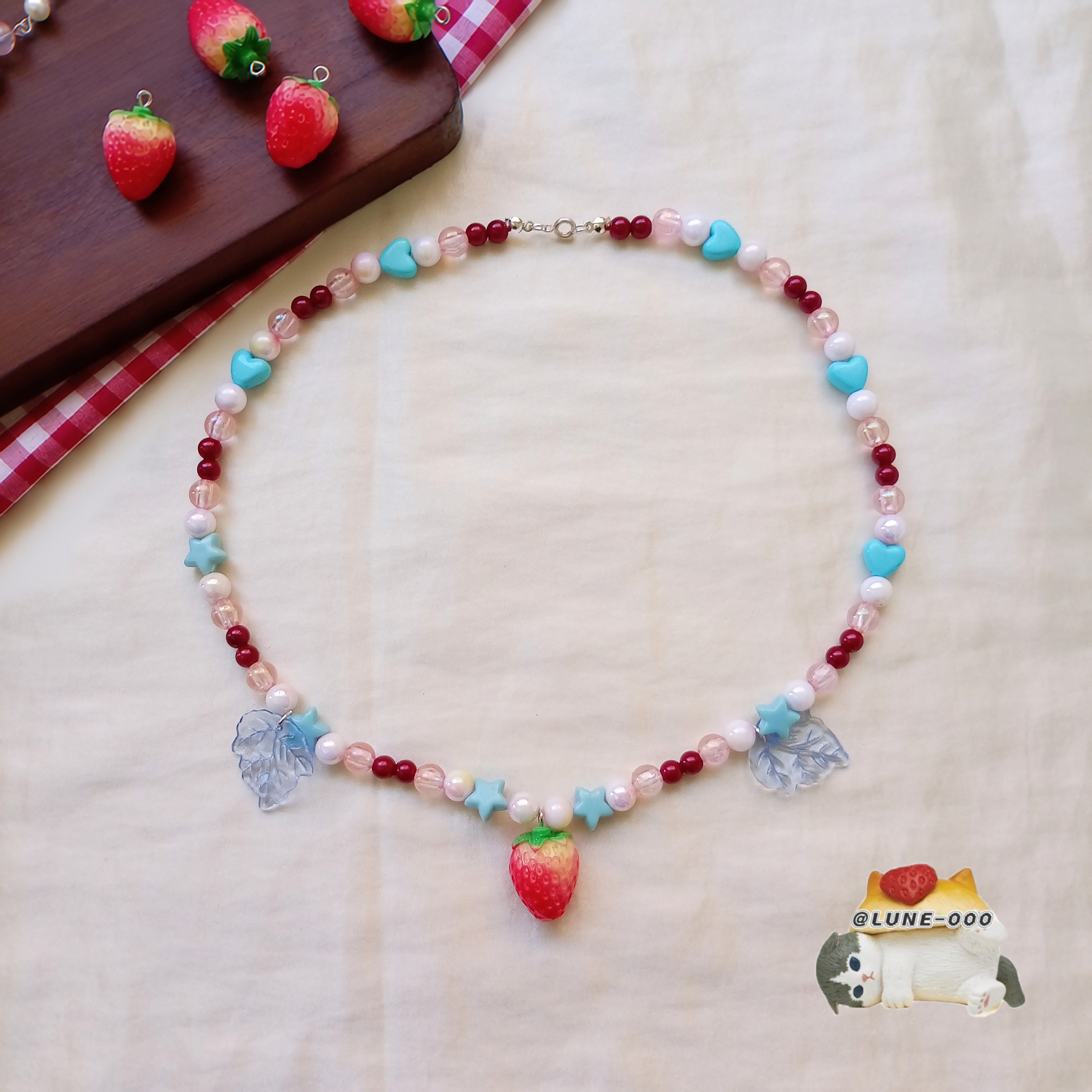Collar 🫐🍓 Soda milk Strawberry