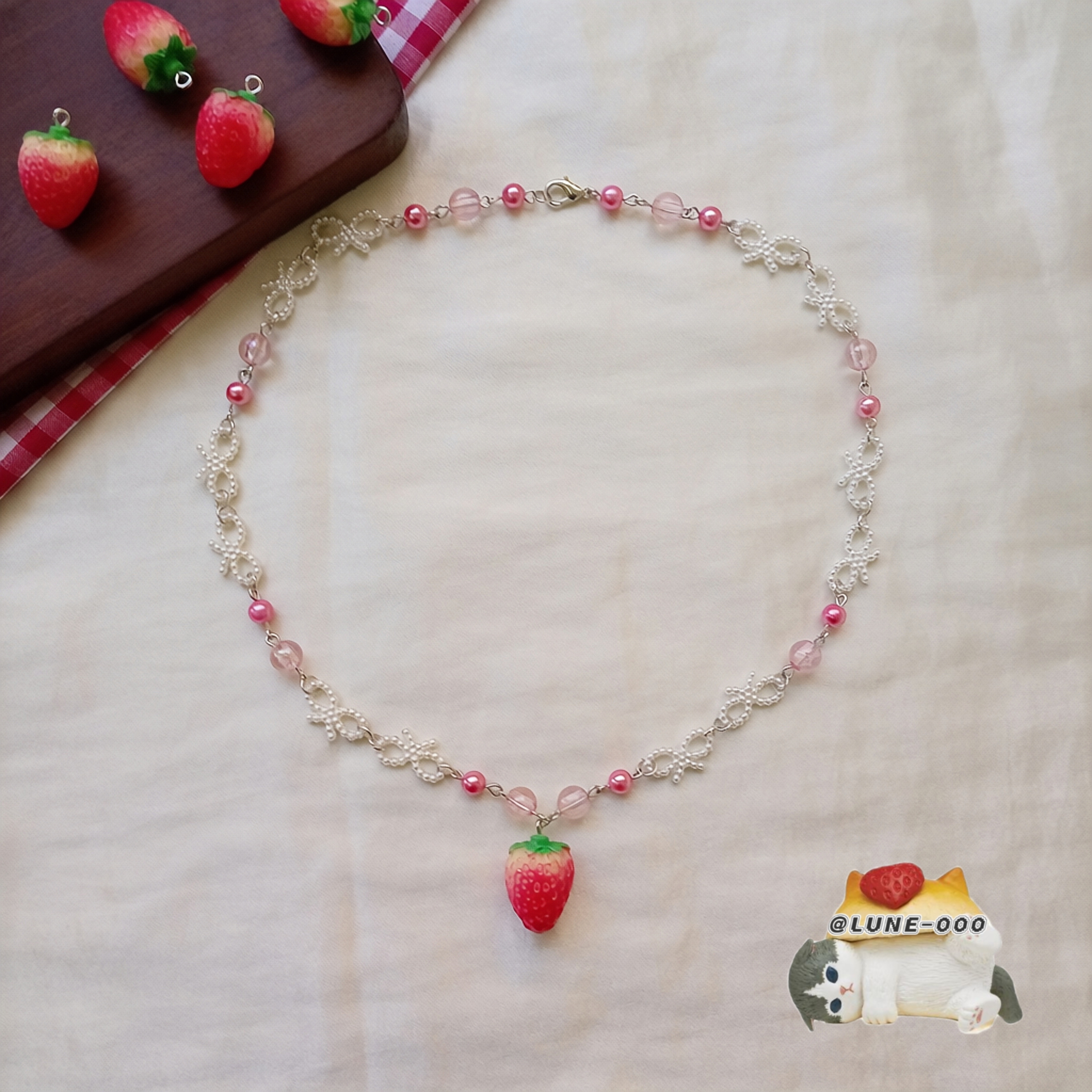 Collar 🍄 Fresas silvestres